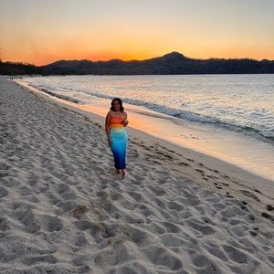 ALEO MIDI DRESS - PINA COLADA